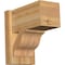 Ekena Millwork Funston Block Rough Sawn Outlooker, Western Red Cedar, 8"W x 14"D x 14"H OUT08X14X14FST05RWR - alternate 1